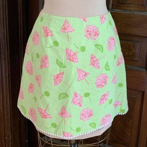 Vintage Lilly Pulitzer Singapore Sling Skirt 4